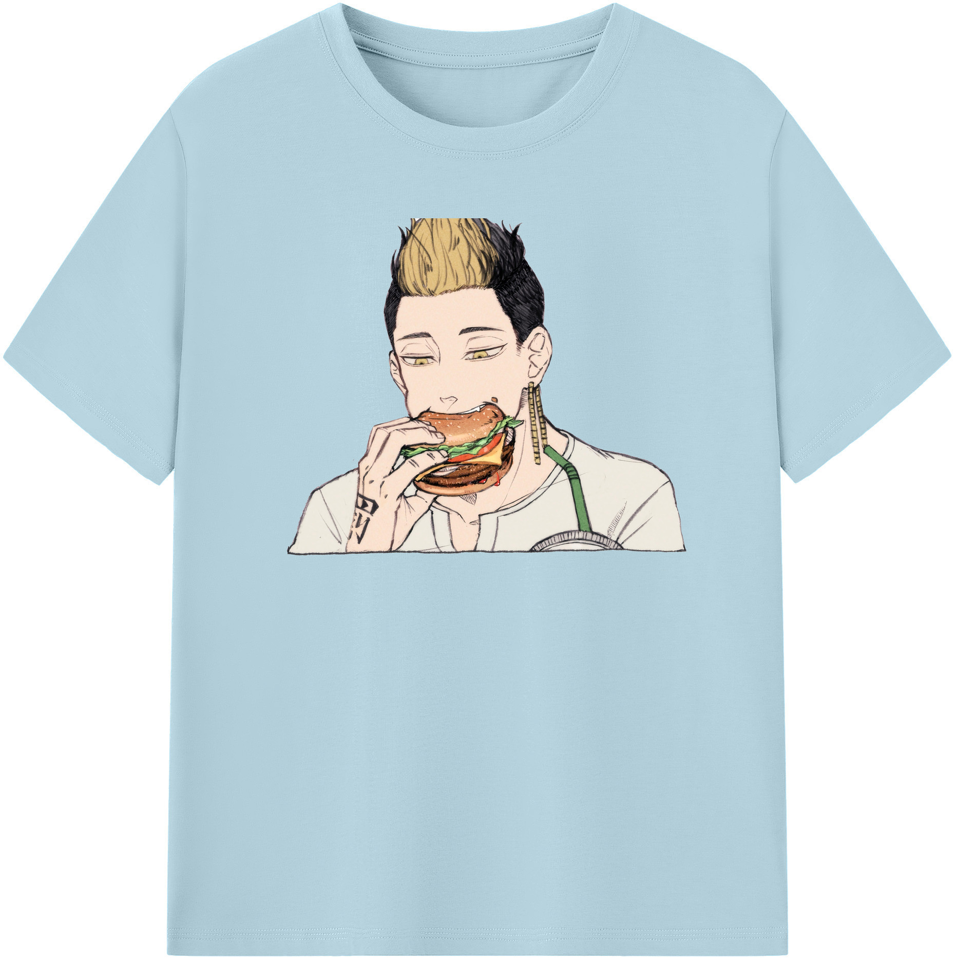 （画像用） 東京リベンジャーズ Tokyo Revengers 綿100％半袖Tシャツ（フロントプリント）